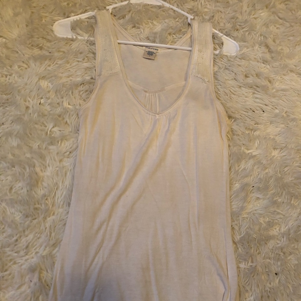 White tank top